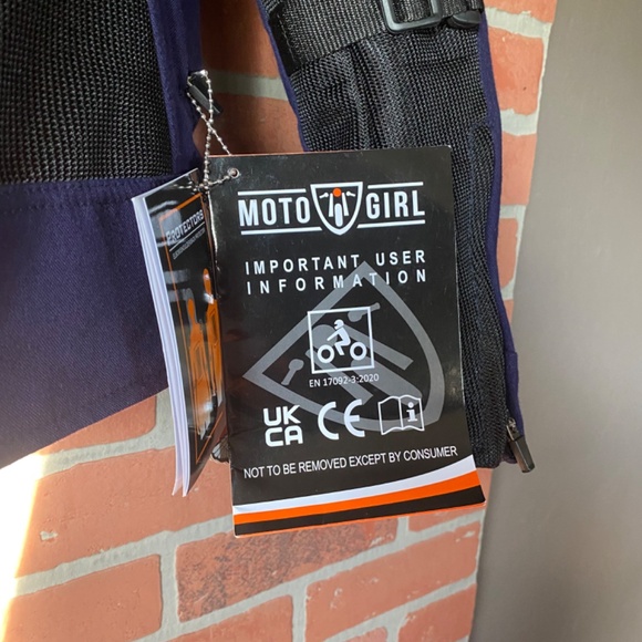 MotoGirl Jodie Motorcycle Jacket uk size 6/8 - Picture 8 of 14